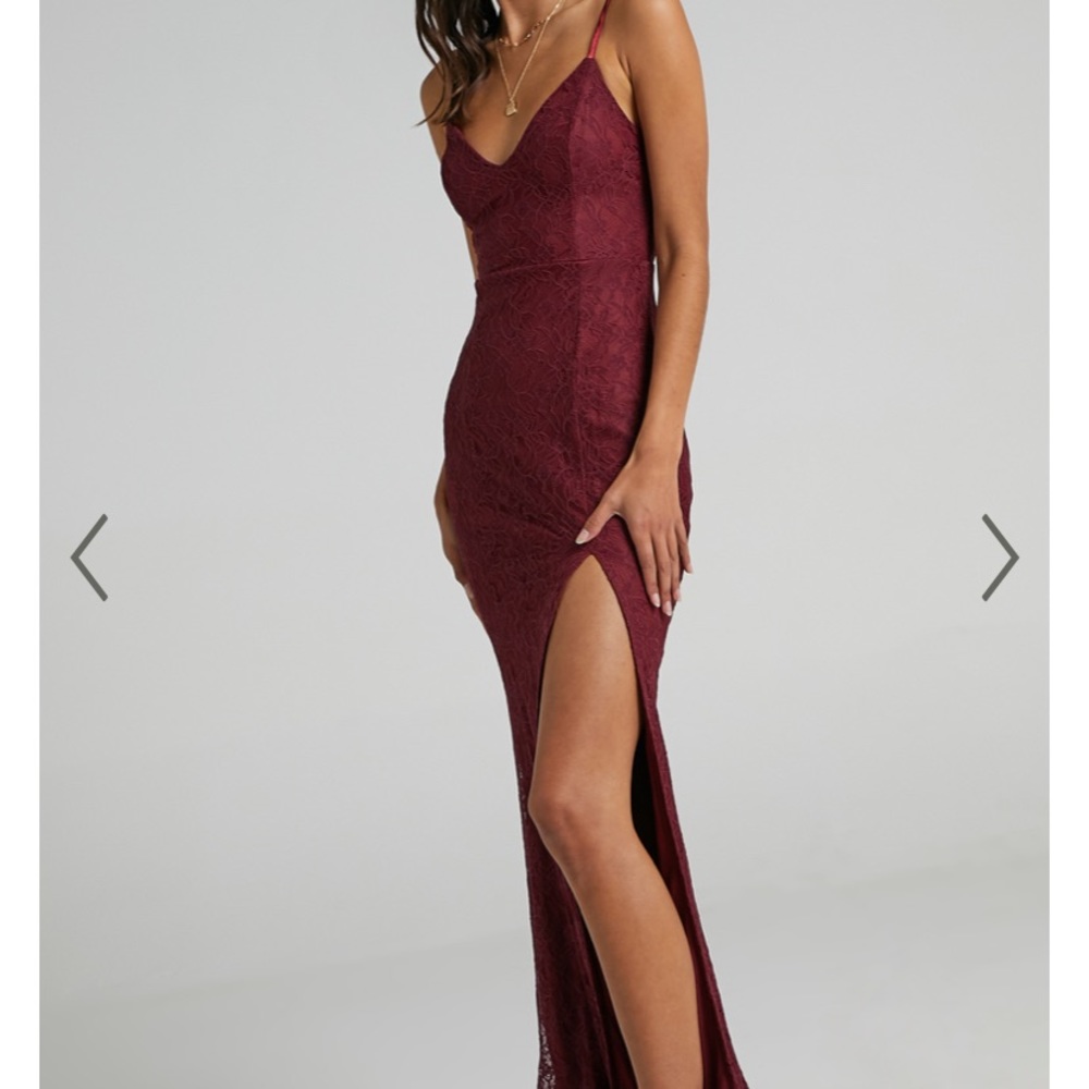 Split maxi dress